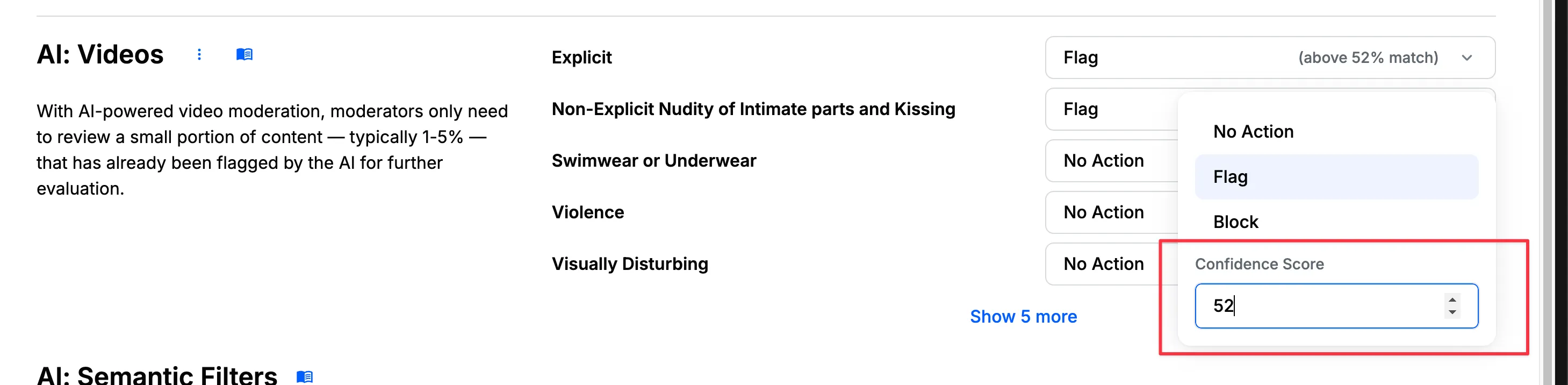 AI Video Configuration
