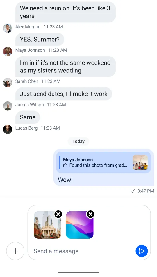 Default MessageComposer component