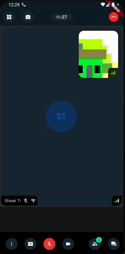 Low bandwidth indicator