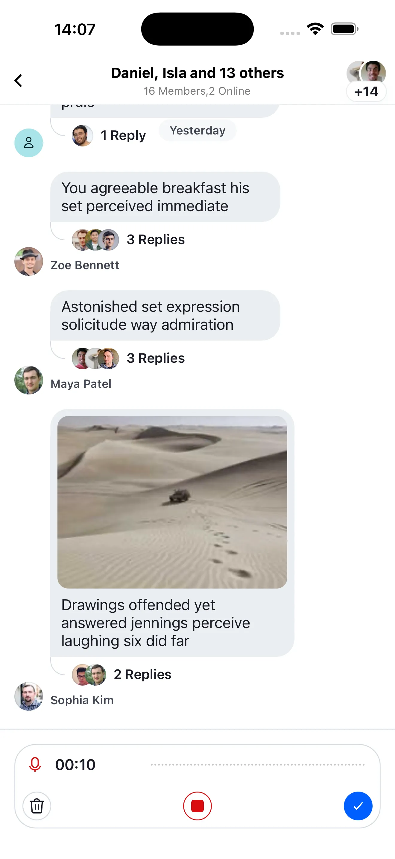 Audio Recording in Progress