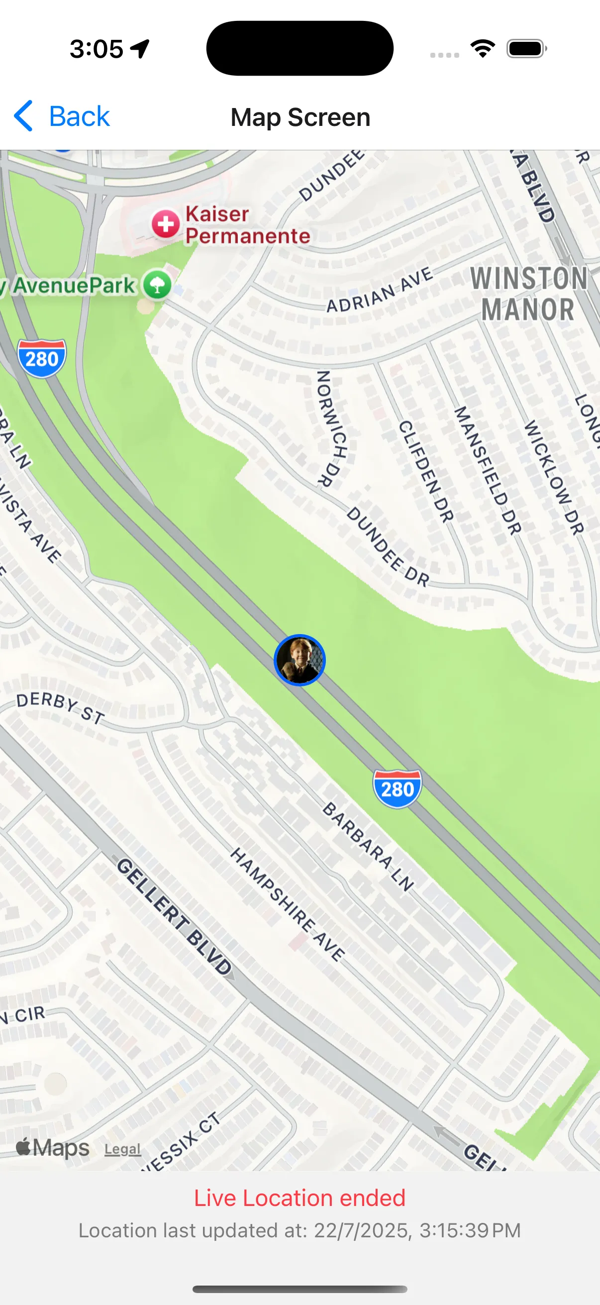 Preview of chat screen