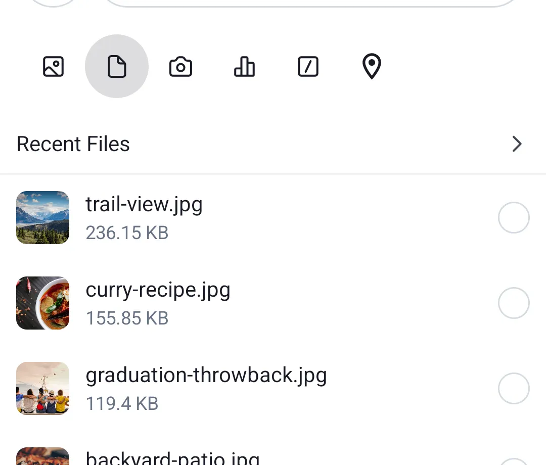 Default Message Composer