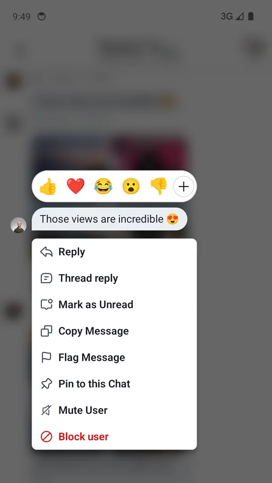 Default ReactionsPicker Component
