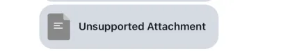 UnsupportedAttachment
