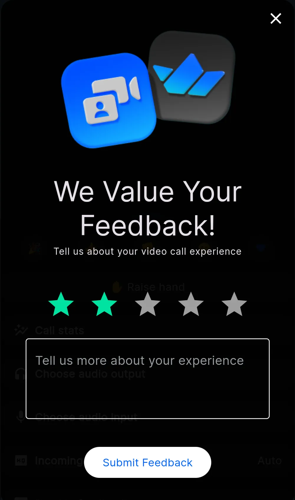 Feedback Dialog