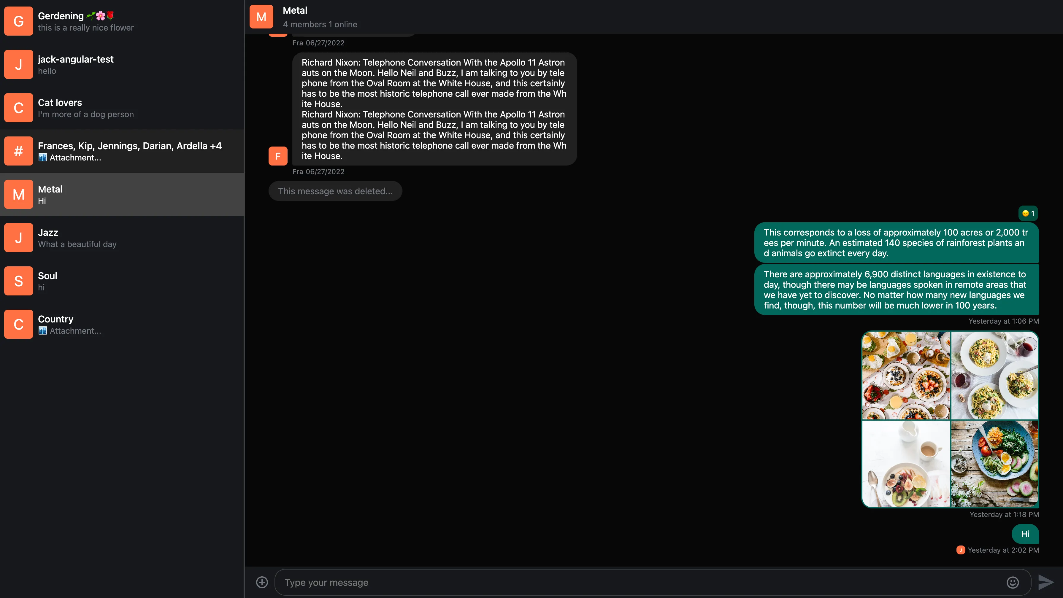 Stream Chat Css Custom Dark Theme Screenshot