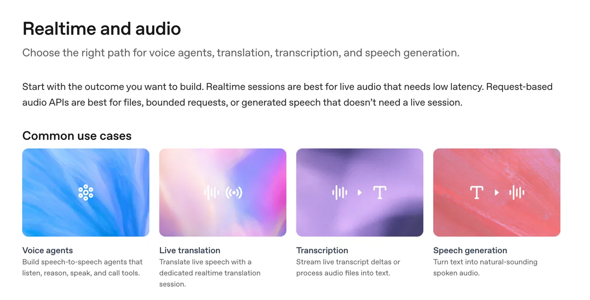 OpenAI Realtime API