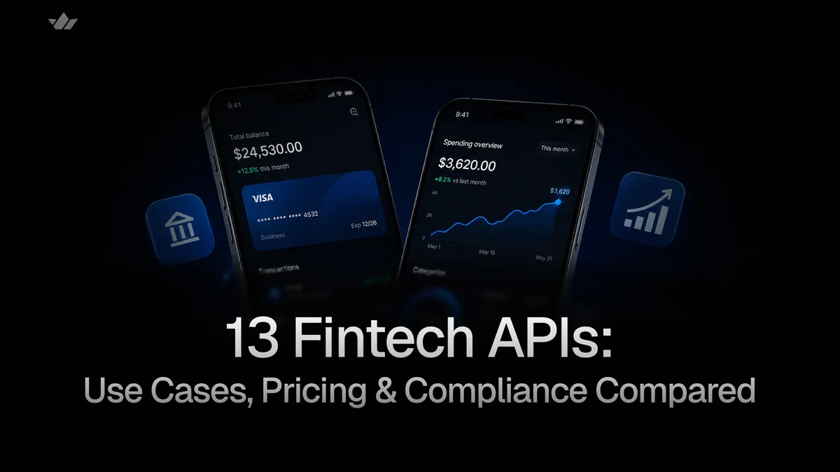 13 Fintech APIs: Use Cases, Pricing & Compliance Compared