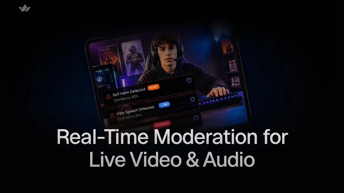 Real-Time Moderation for Live Video & Audio