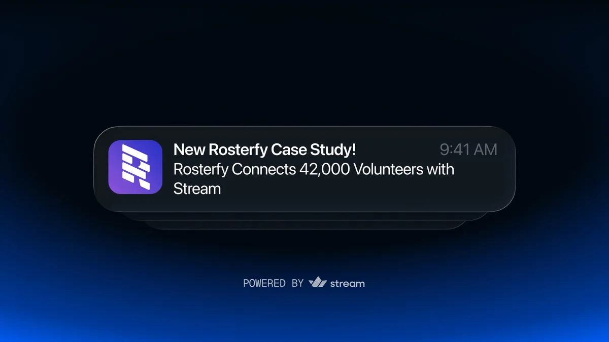 Rosterfy Connects 42,000 Volunteers with Stream