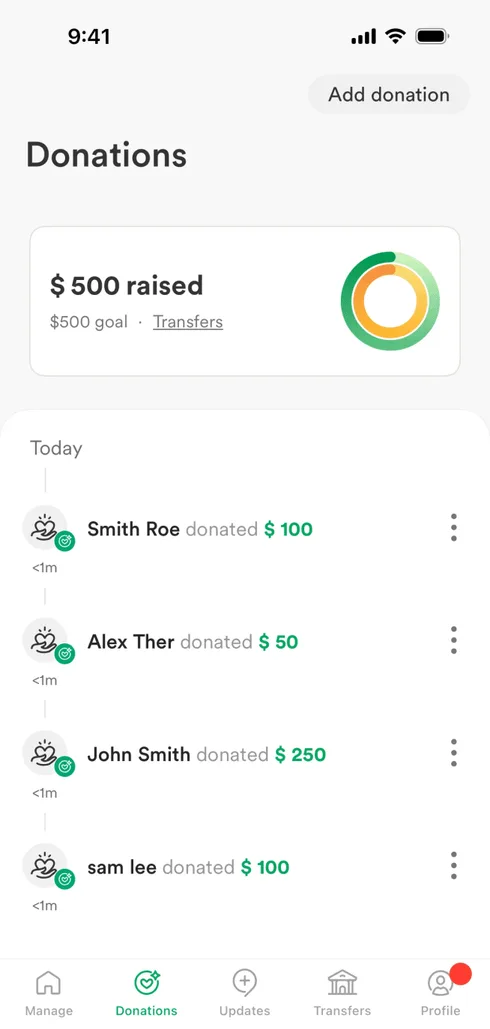 GoFundMe on Stream