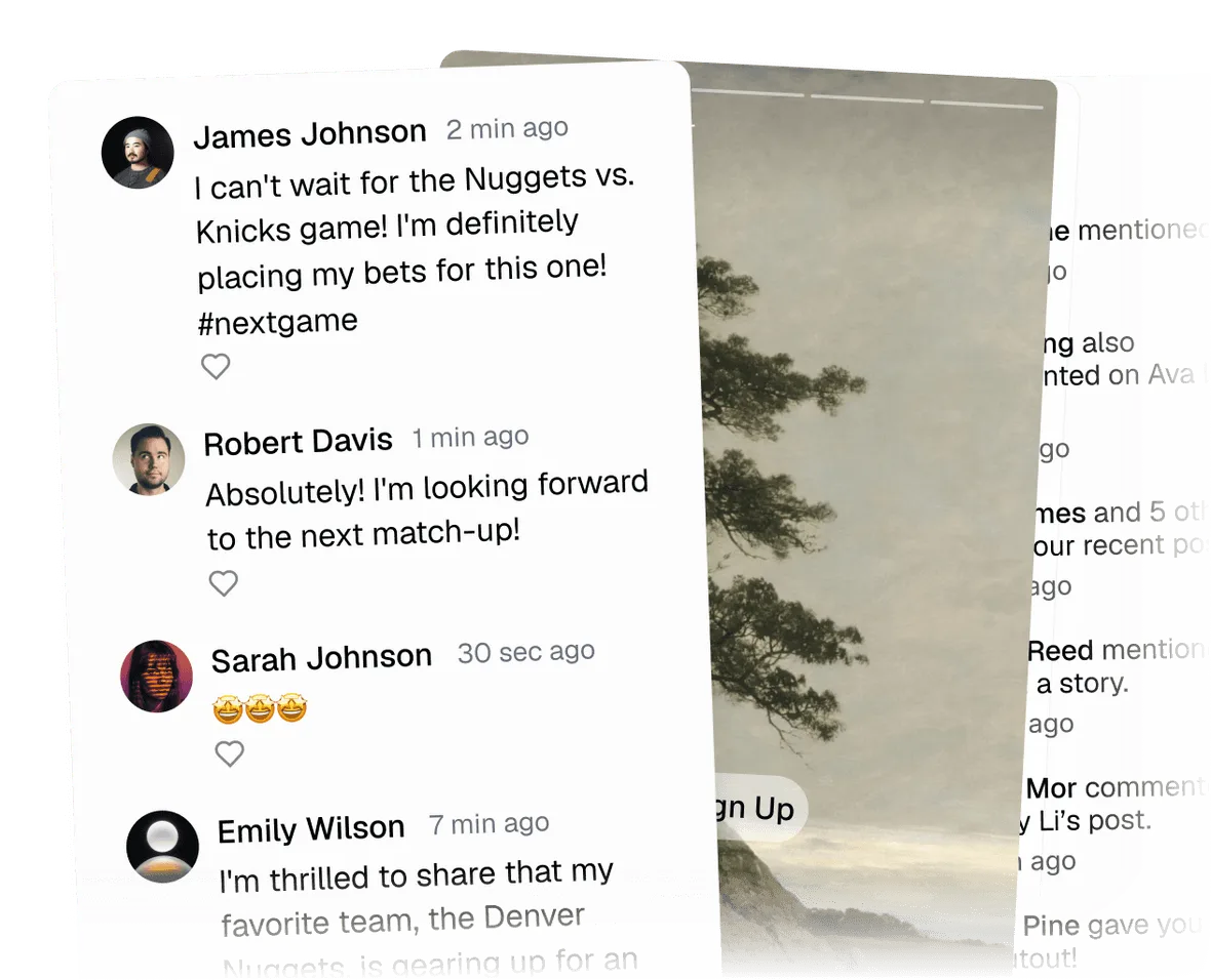 Multi-format community features