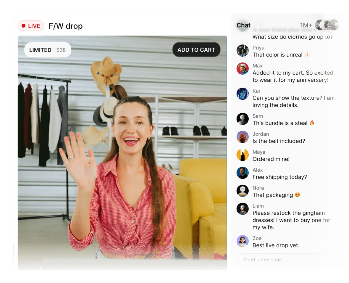 Build any real-time video experience