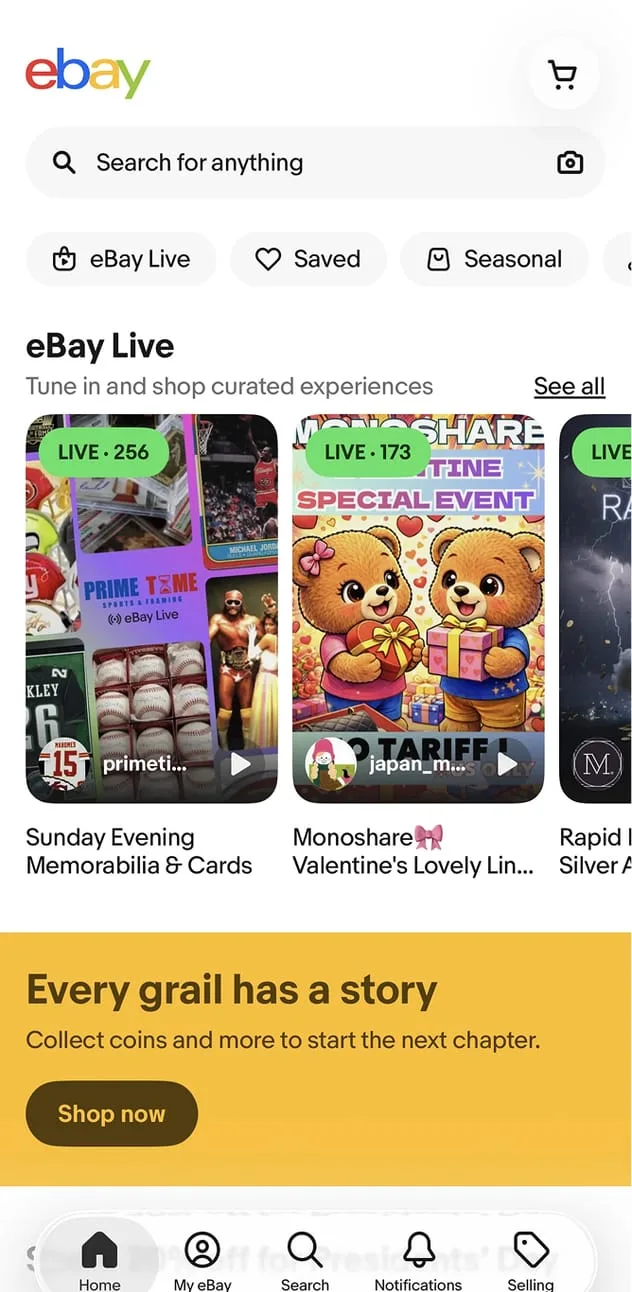 eBay, built on Stream