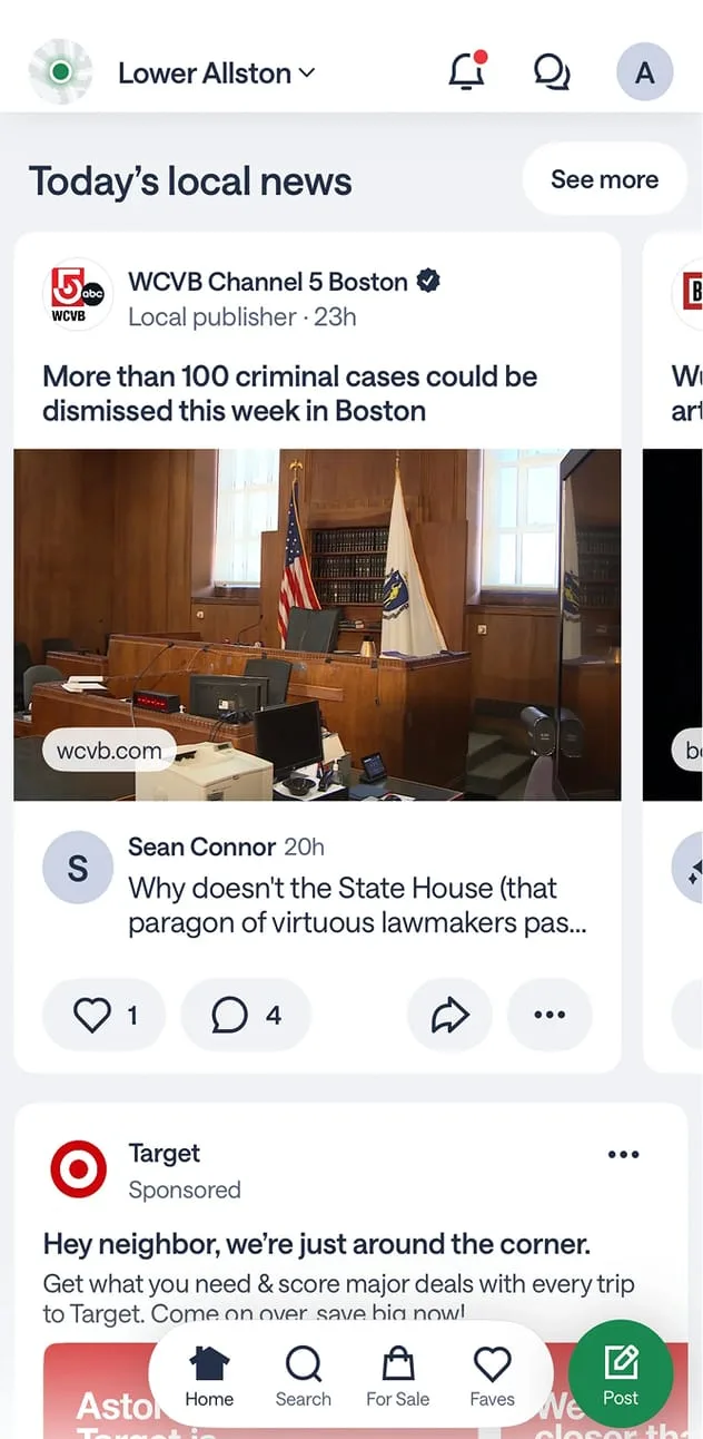 Nextdoor, built on Stream