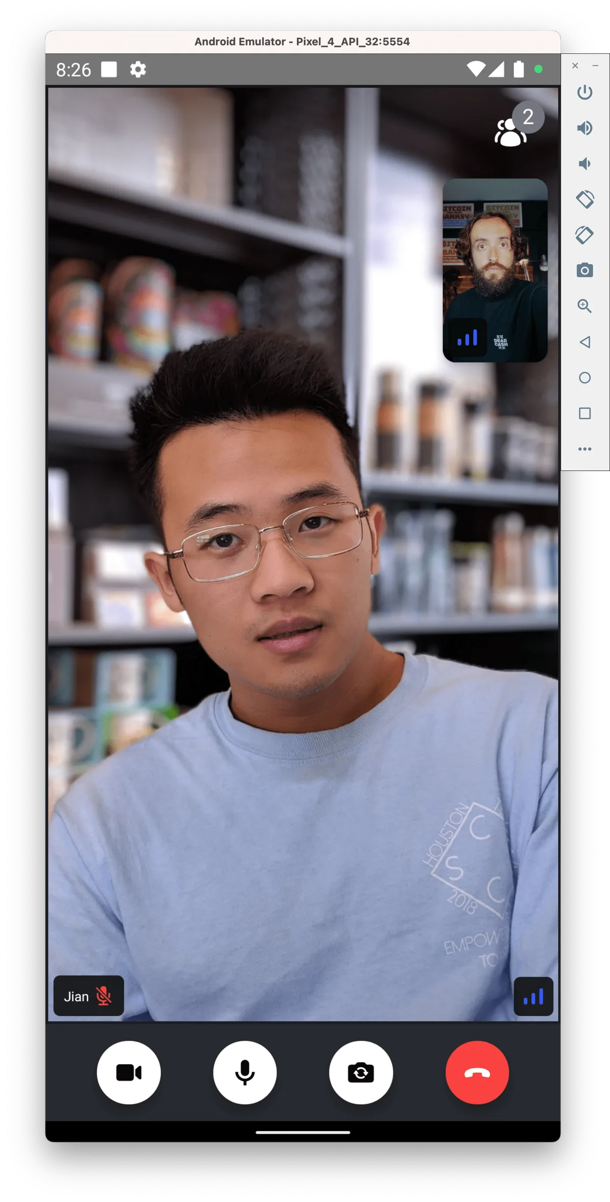 Preview of the video view