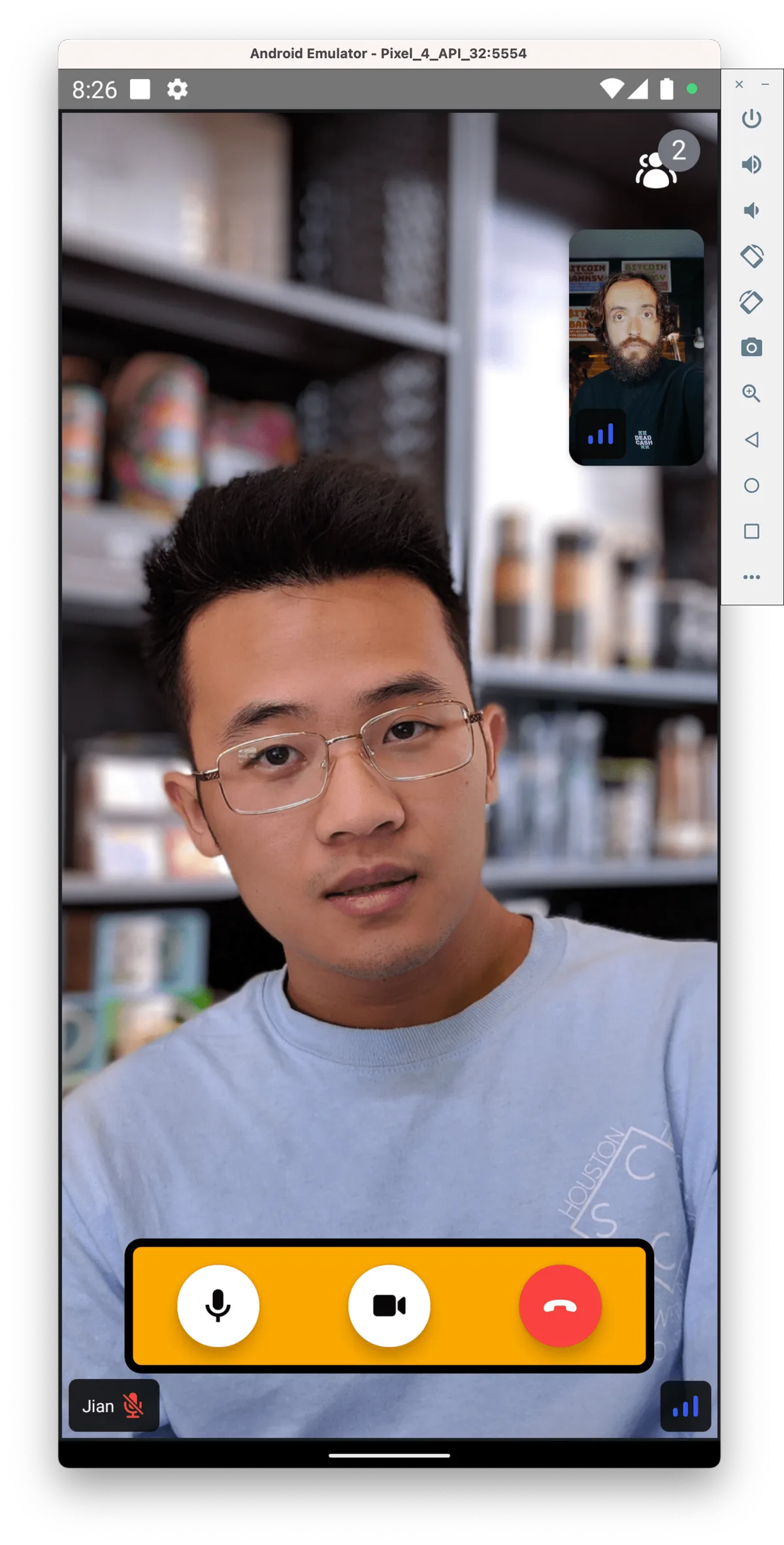 Preview of the video view