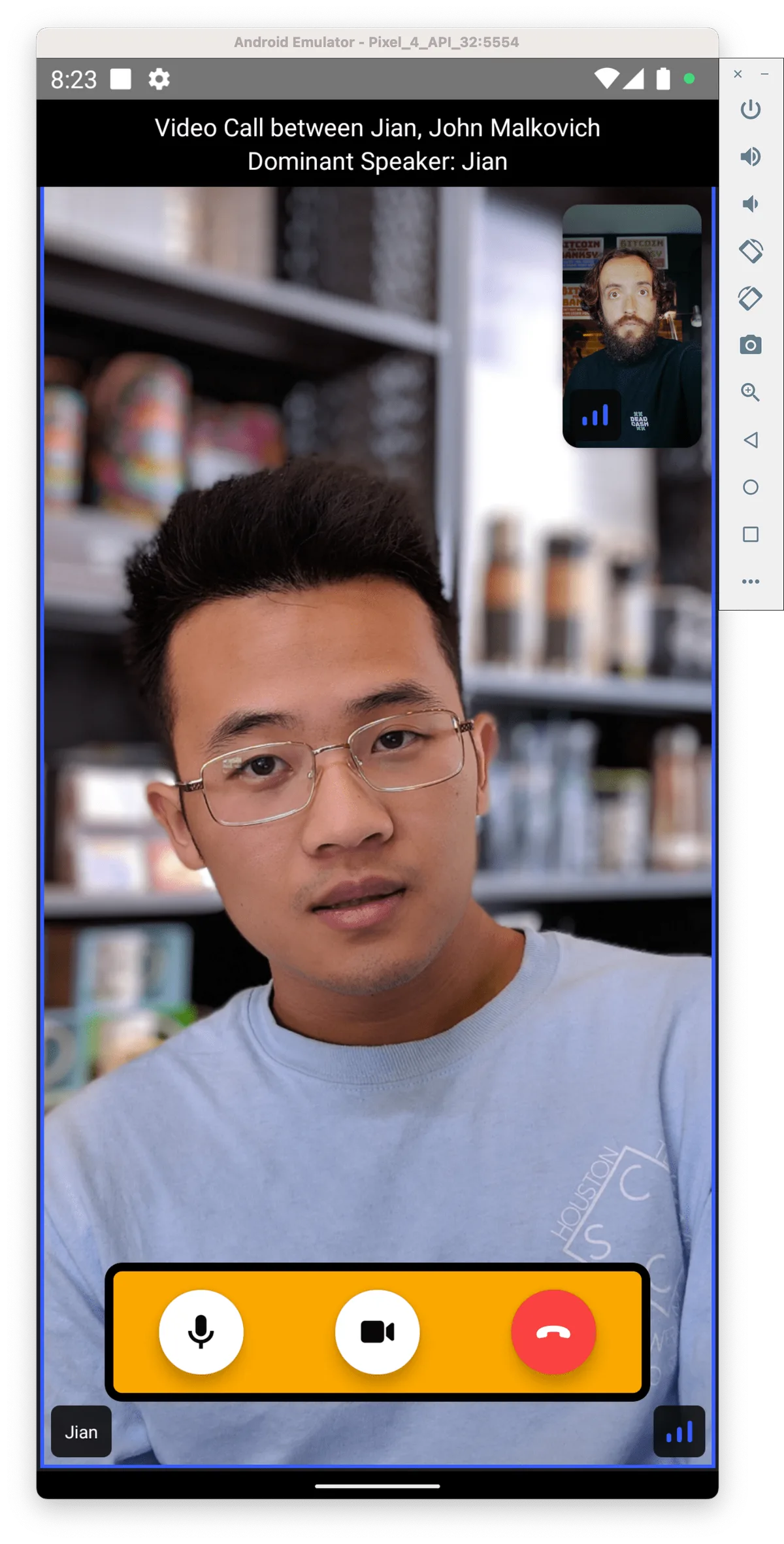 Preview of the video view