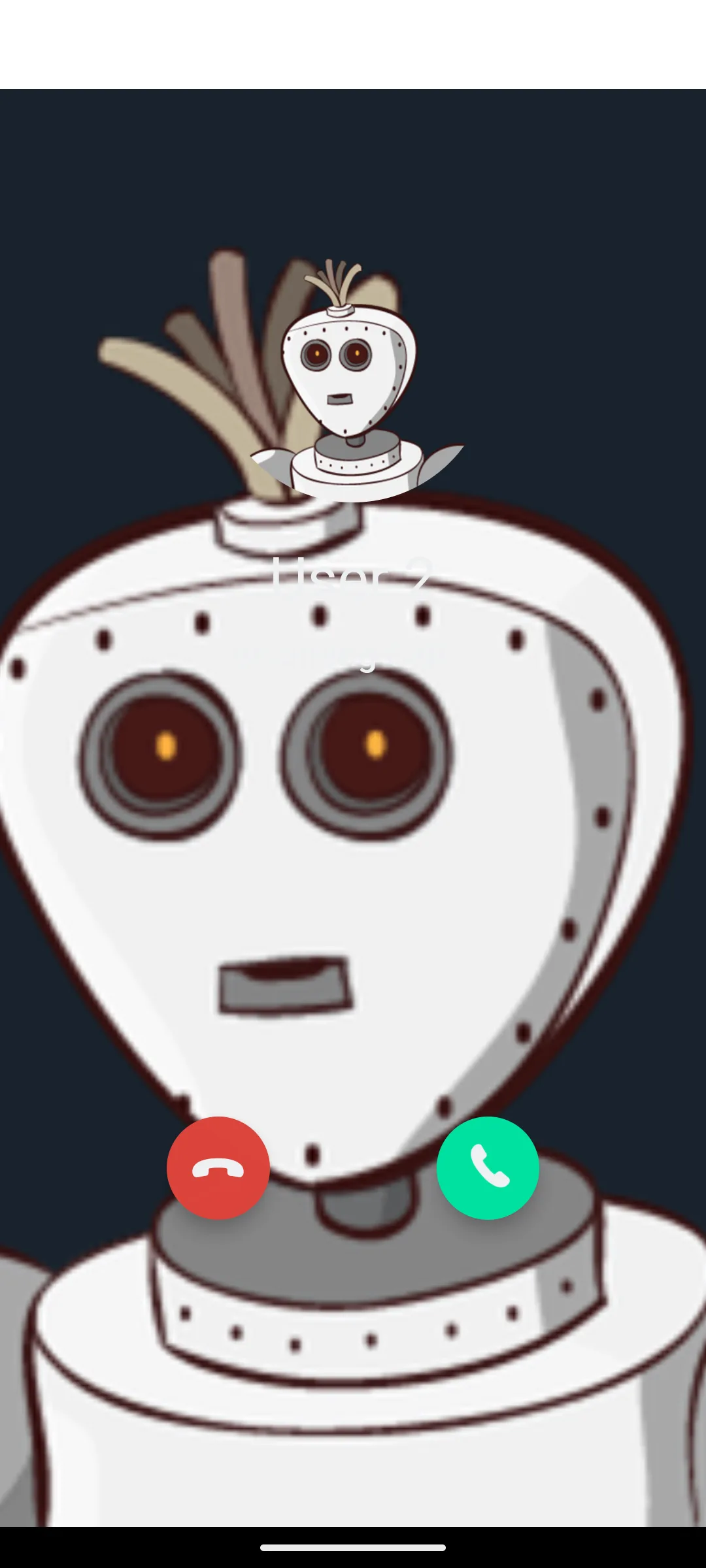 Preview of Incoming call Screen