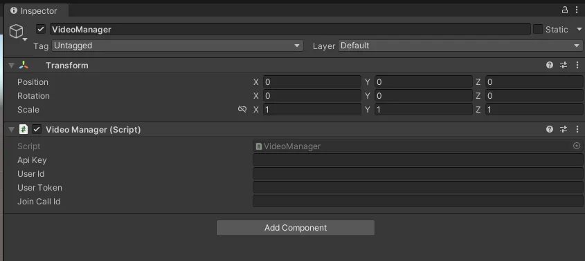 GameObject with attached AudioRoomsManager.cs script