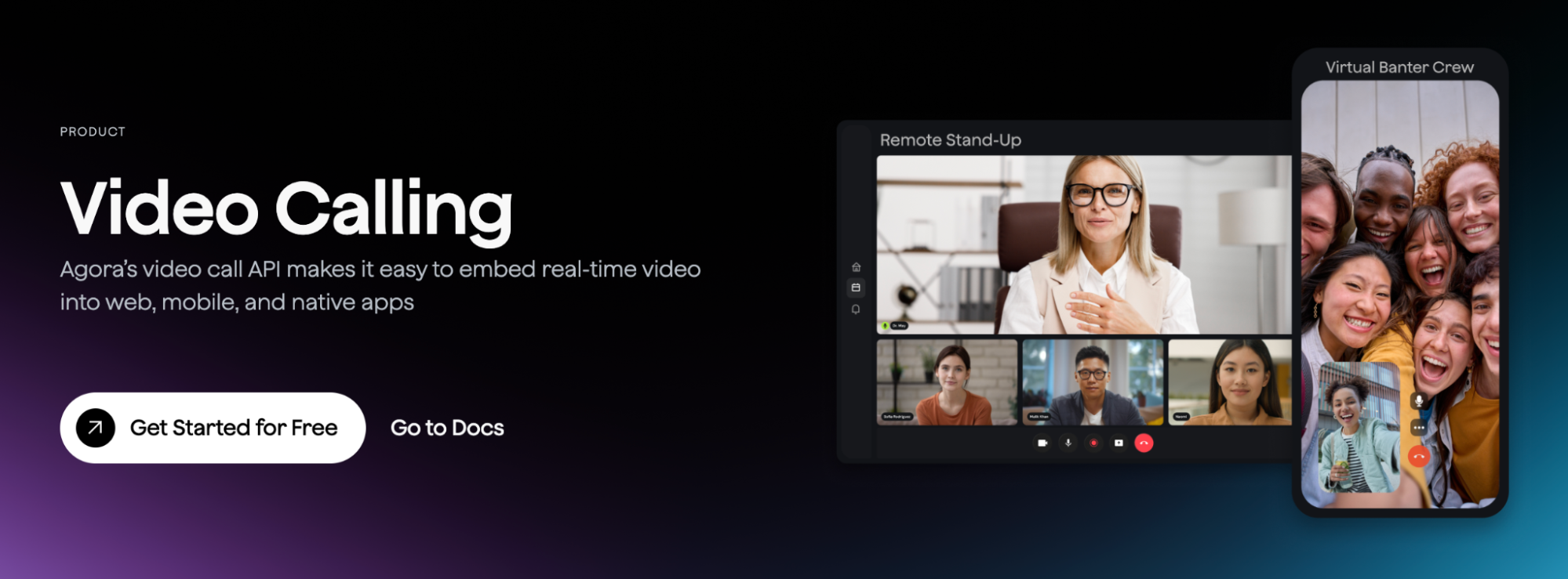 Agora video platform and features