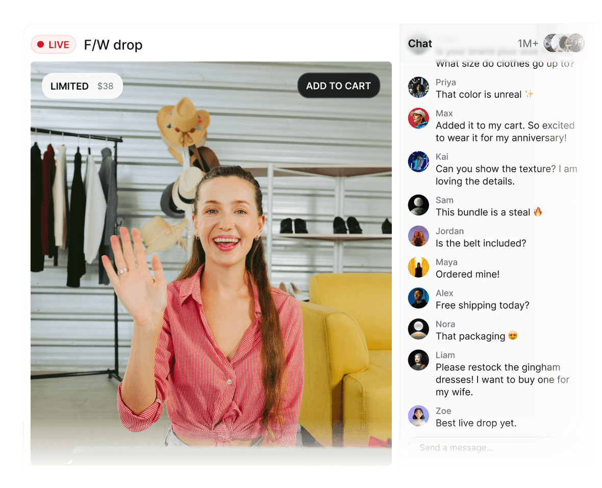 Build any real-time video experience
