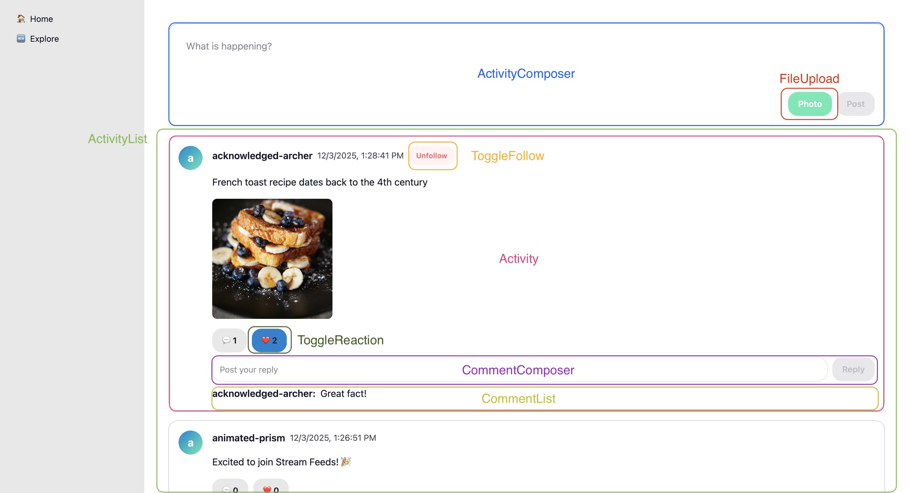 Stream Feeds Tutorial Overview