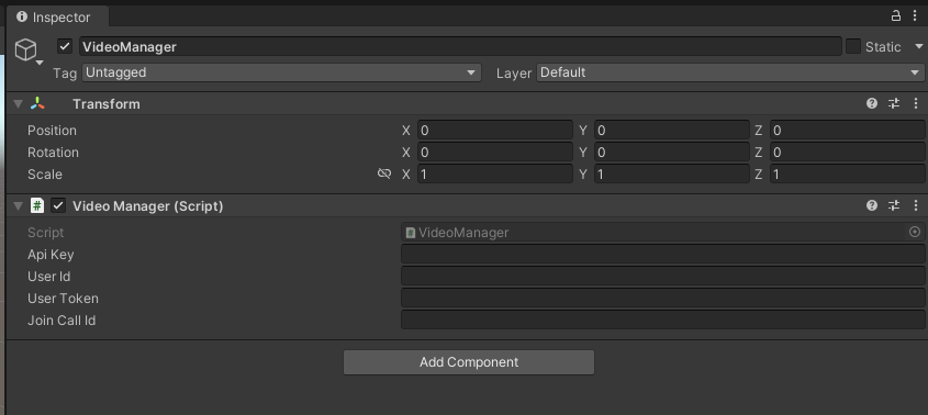 GameObject with attached AudioRoomsManager.cs script