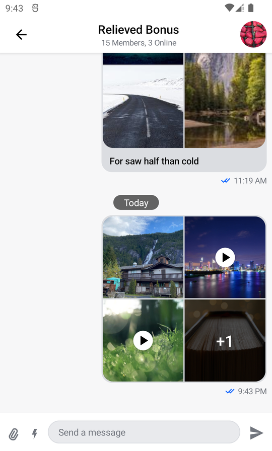 Default Image and Video Attachment Previews