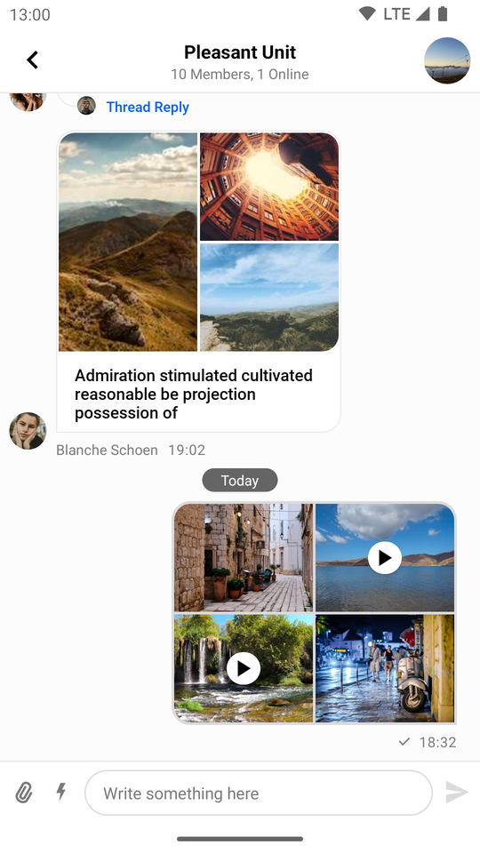 Default Image and Video Attachment Previews Light Mode