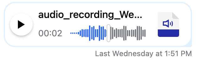 Voice Recording Screenshot