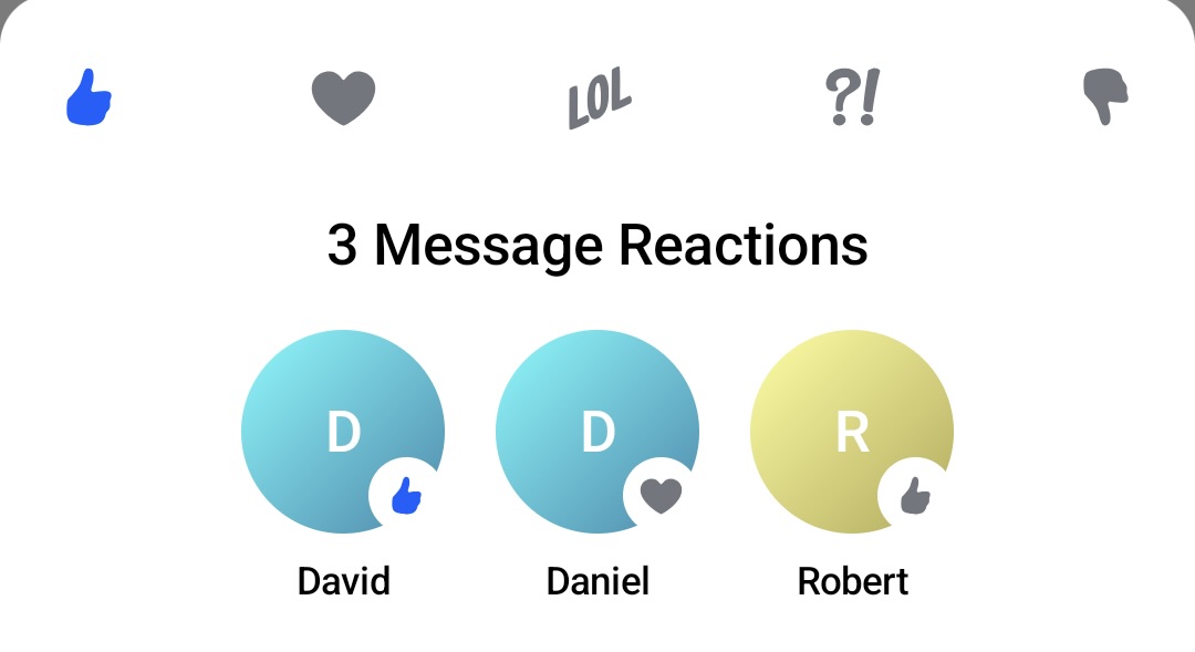 UserReactions