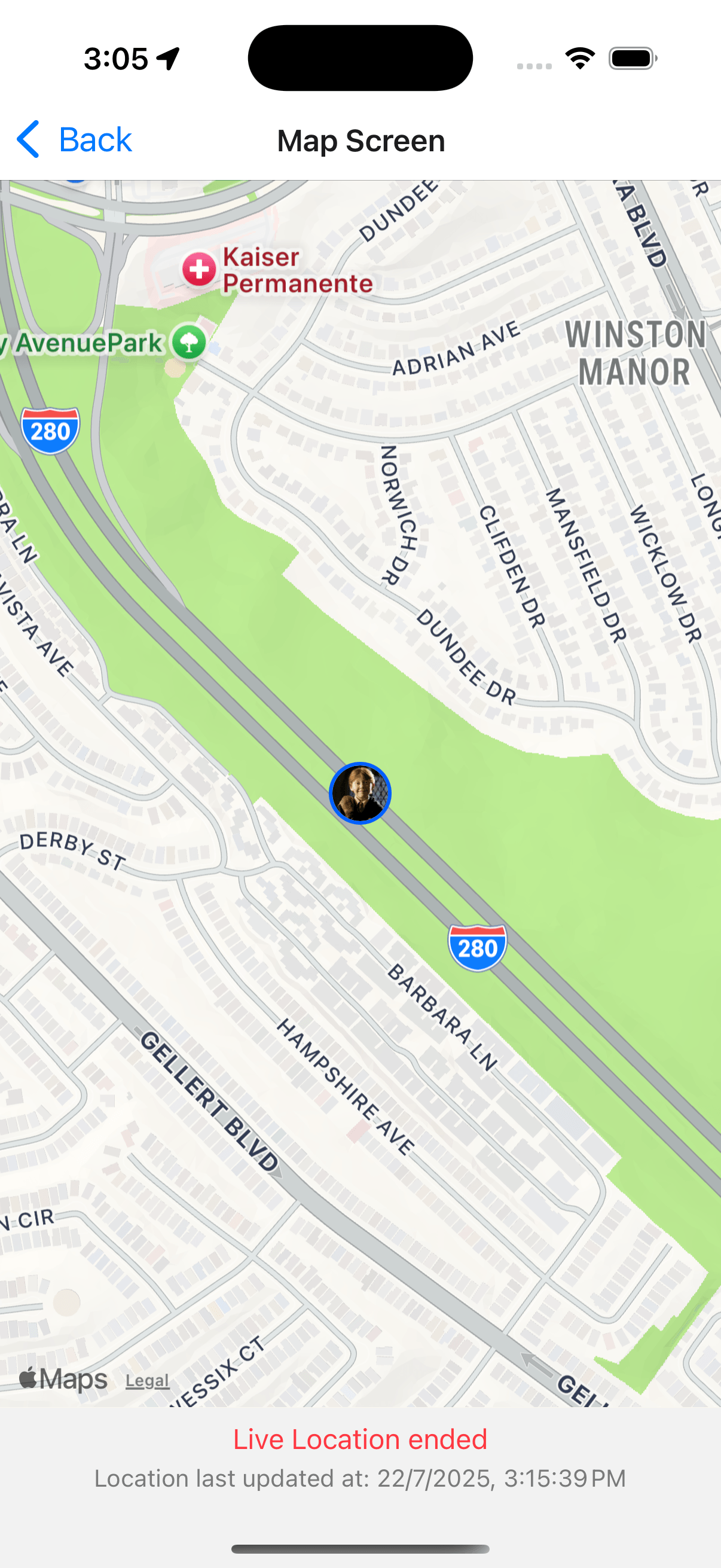 Preview of chat screen