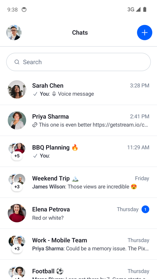 The ChannelsScreen Component