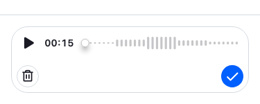 Voice Recording Stopped