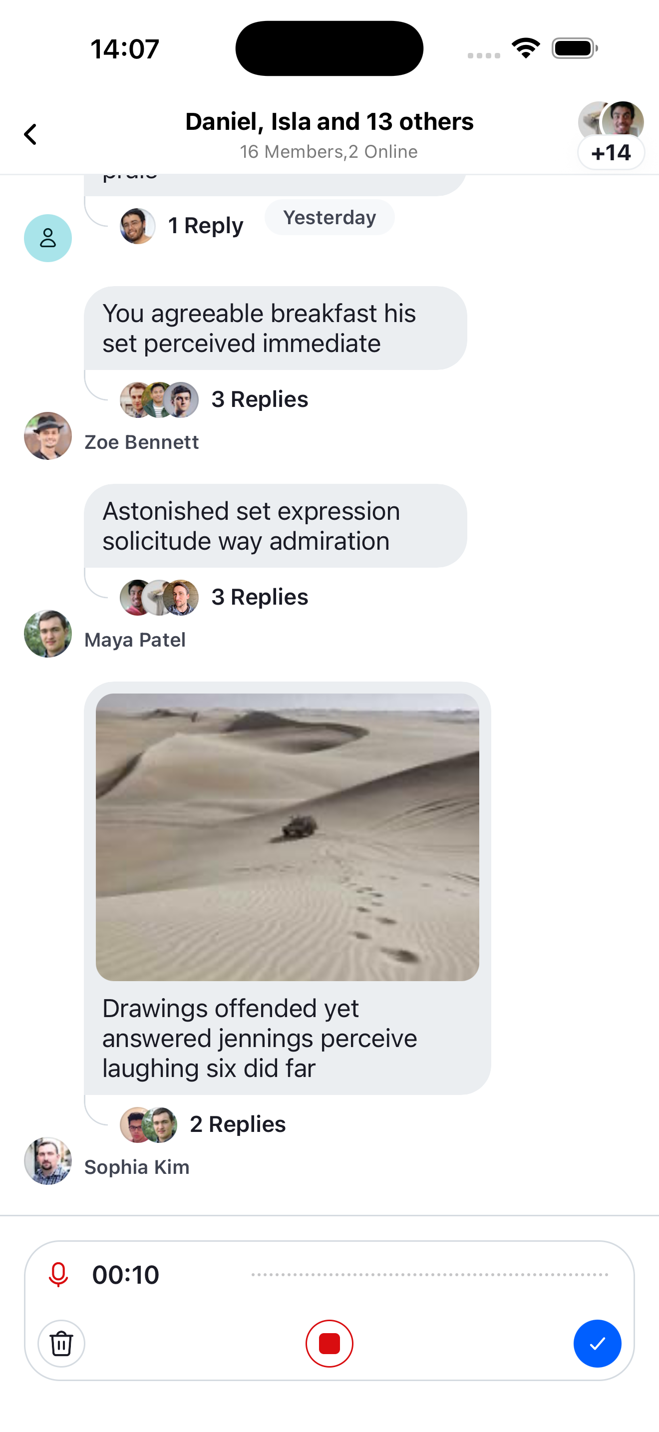 Audio Recording in Progress