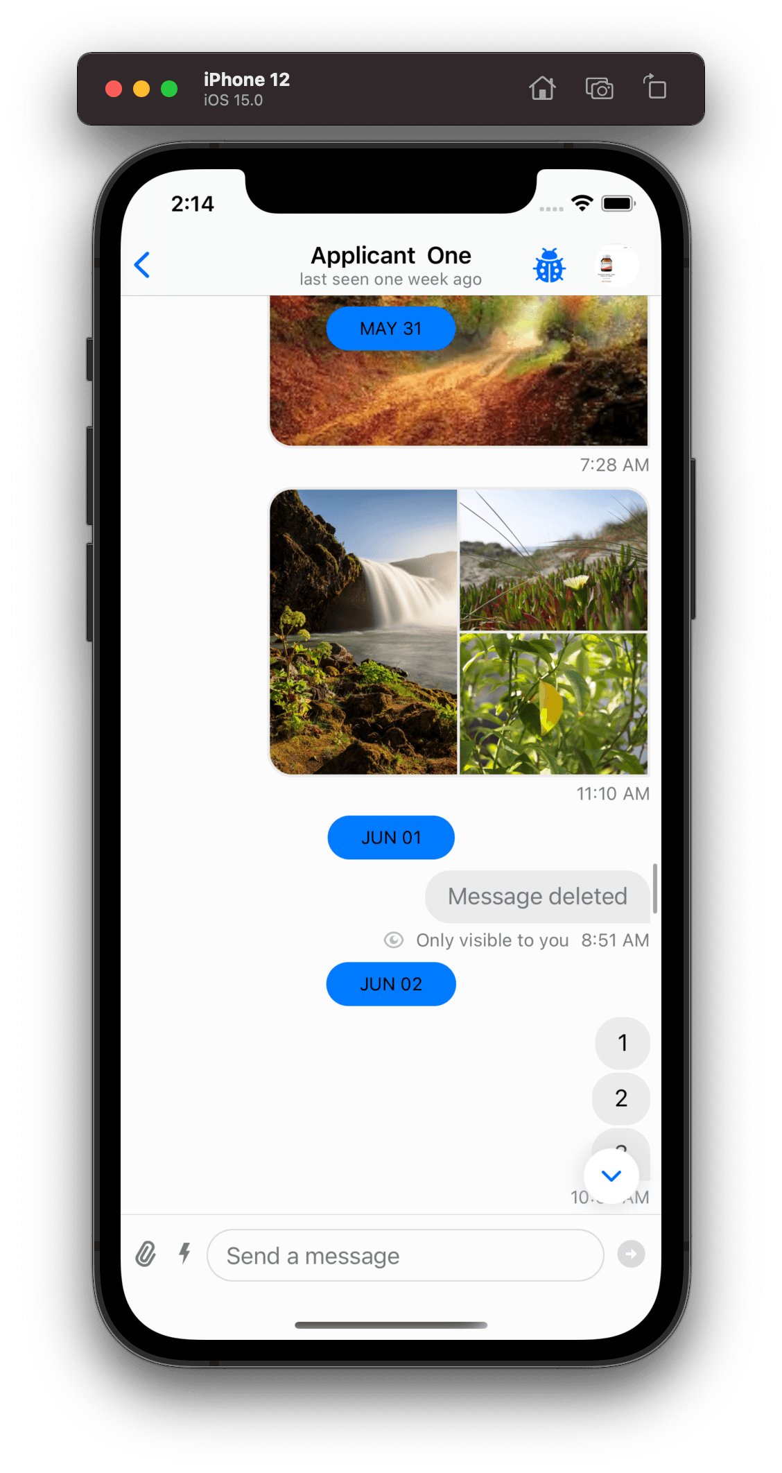 Message List Date Separator Custom