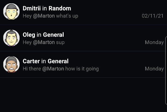 Dark mode