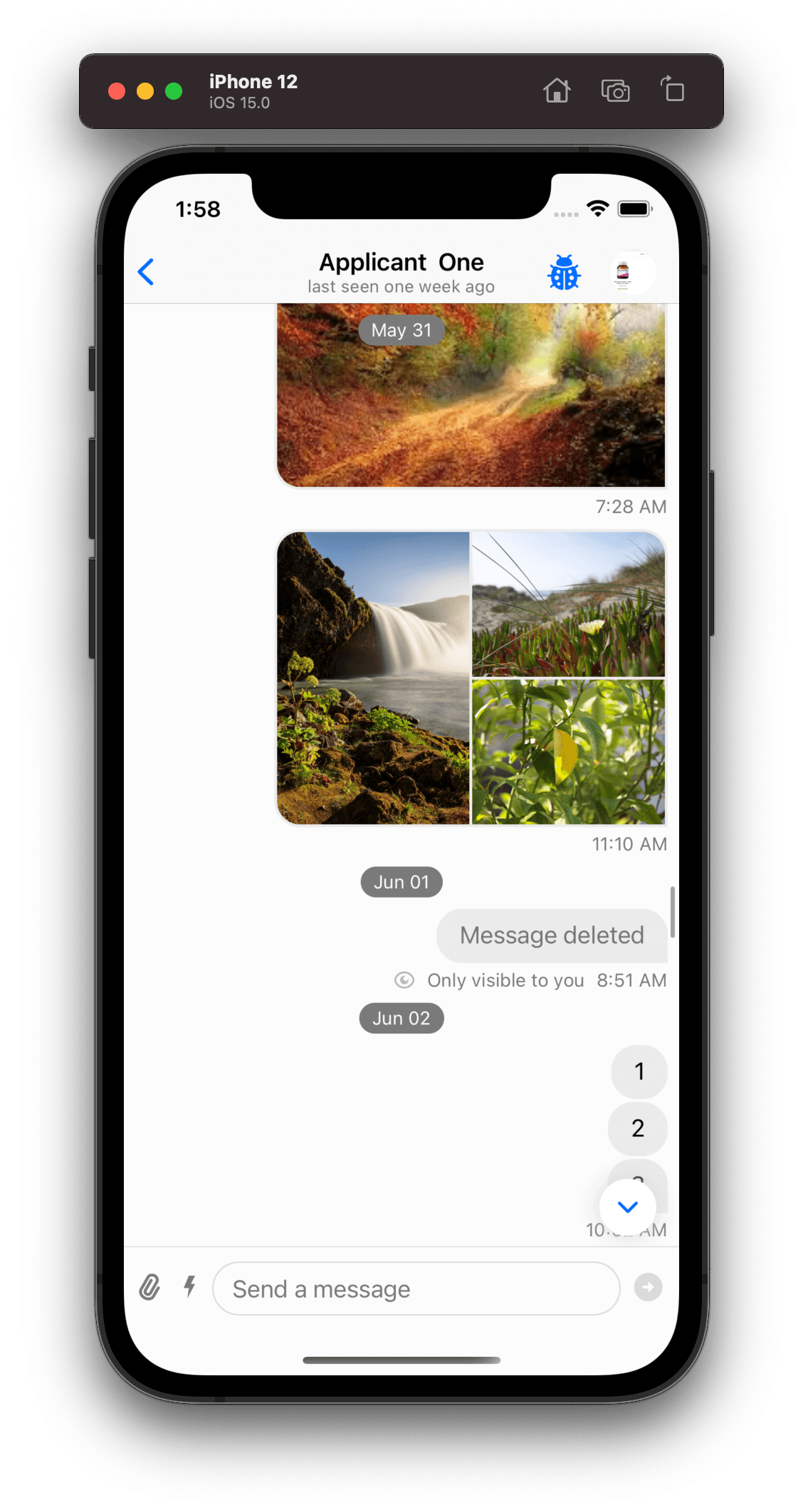 Message List Date Separator Static