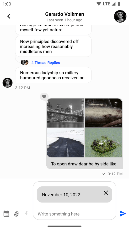 Sending Custom Attachments