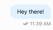 Message Status Delivered