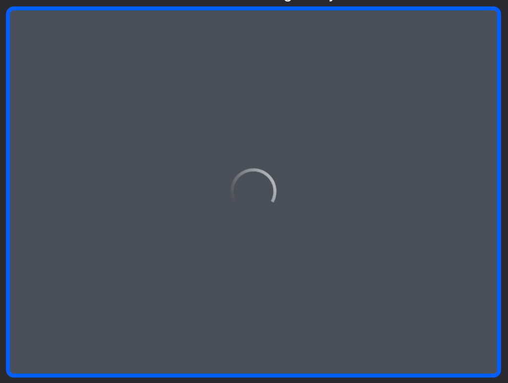 Default component for StartingCameraPreview