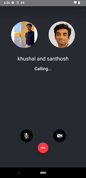 Outgoing Call View Camera Disabled