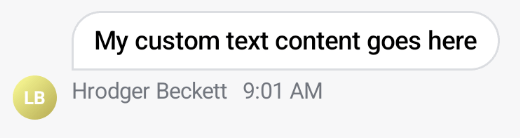 MessageTextContent