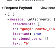 Message Payload Custom Fields