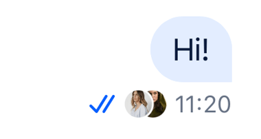 Customize Message Delivery State Read After
