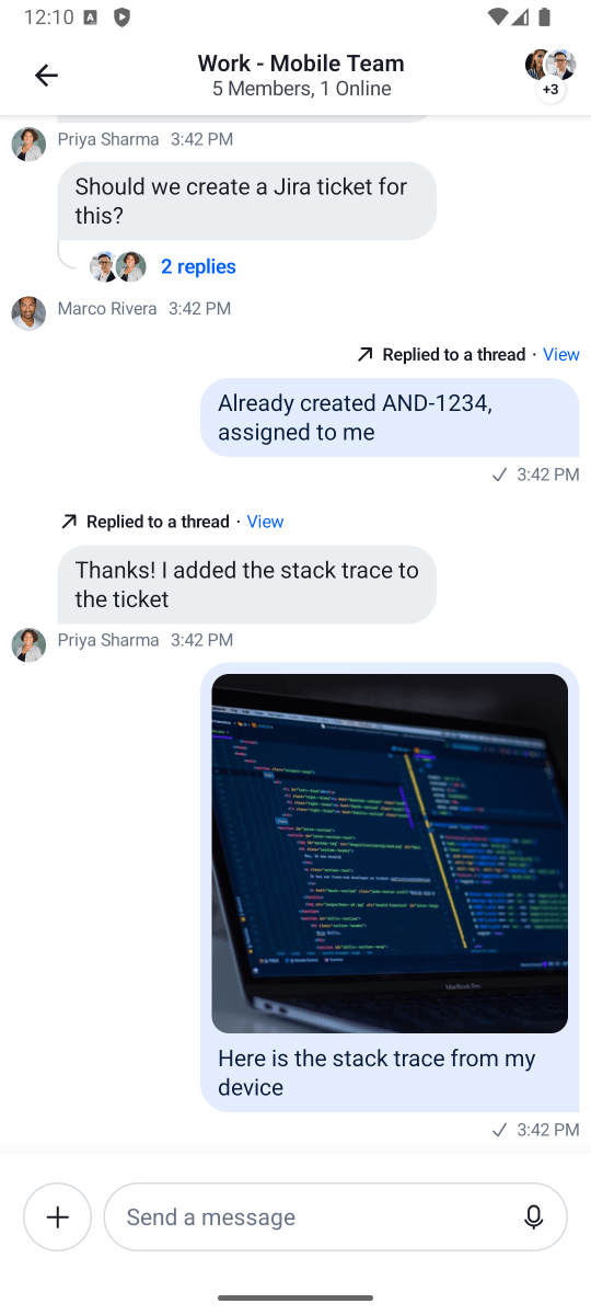 Default ChannelScreen component