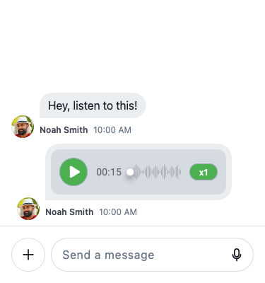 Voice Recording Attachment Custom