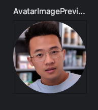 Avatar with image
