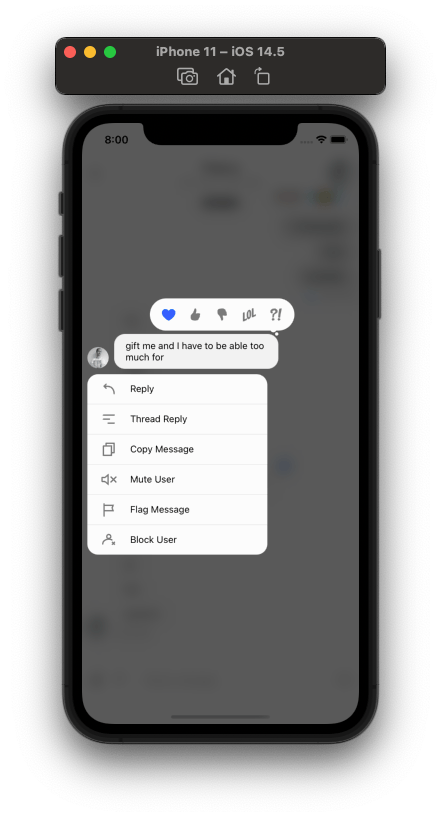 Message Actions